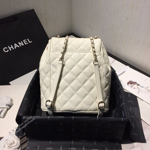 Chanel女包 2020早春新款黑色荔枝紋小牛皮 Duma雙肩背包  djc4010